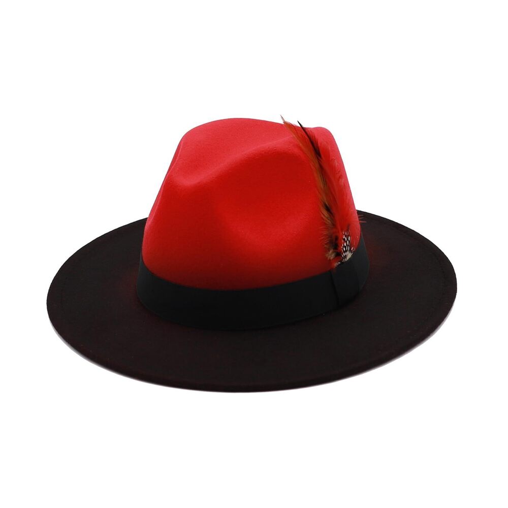 6549 Fedora Hats Classic Wide Brim Fedora Hat Dress Hats Panama Hat